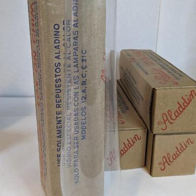 New in Box Aladdin Lox-On Chimney's