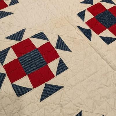 Red White and Blue Quilt
