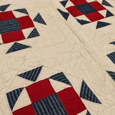 Red White and Blue Quilt