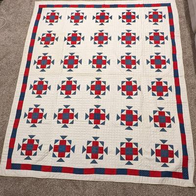 Red White and Blue Quilt