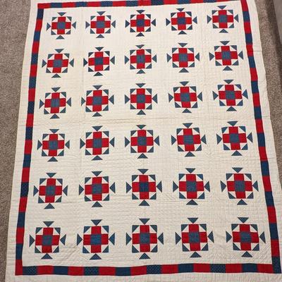 Red White and Blue Quilt