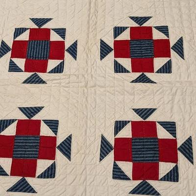 Red White and Blue Quilt