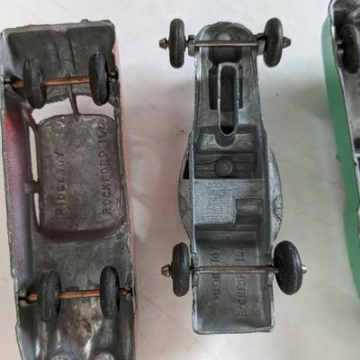 Hubley, Ertl, Toot, Tootsie, Midget, and Cast Toy Assortment