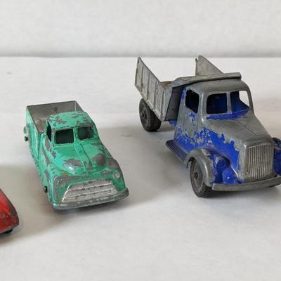 Hubley, Ertl, Toot, Tootsie, Midget, and Cast Toy Assortment