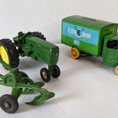 Hubley, Ertl, Toot, Tootsie, Midget, and Cast Toy Assortment