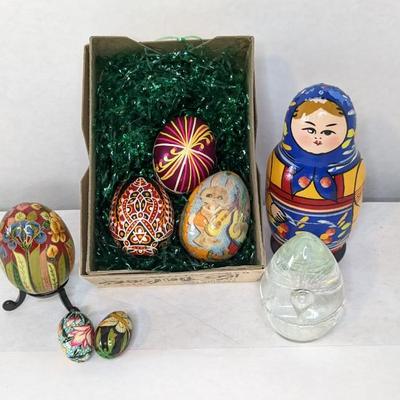 Maytum Studio-Decorative Eggs and Russian Nesting Dolls