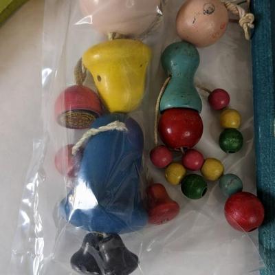1930's Fisher Price Walt Disney Pluto w/ Wood Toys