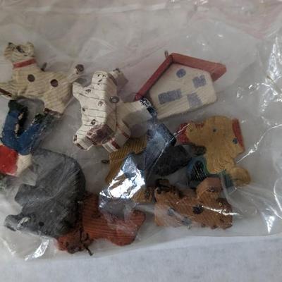 1930's Fisher Price Walt Disney Pluto w/ Wood Toys