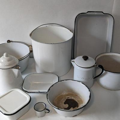 Black Rim Enamelware
