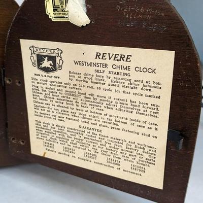 Revere Westminster, Westclox, and More Clock Assortment