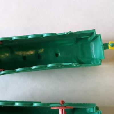 Auburn and Varied Plastic Toys