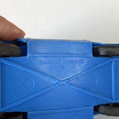 Auburn and Varied Plastic Toys
