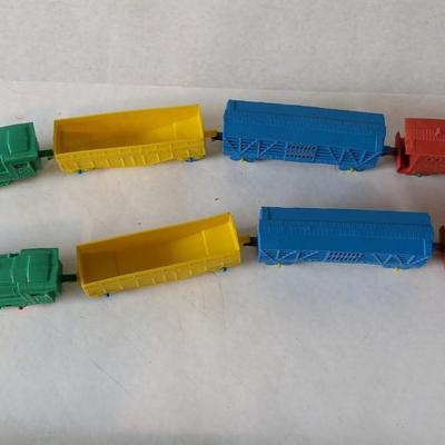 Auburn and Varied Plastic Toys