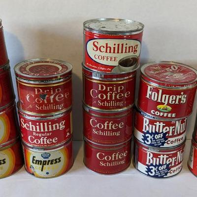 Tin and Cardboard Box Advertising Assortment