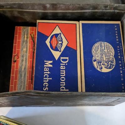 Tin and Cardboard Box Advertising Assortment