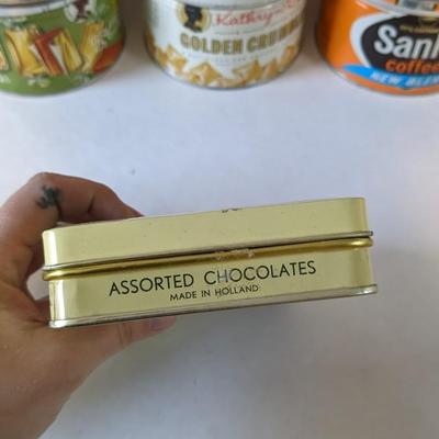 Tin and Cardboard Box Advertising Assortment