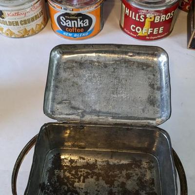 Tin and Cardboard Box Advertising Assortment