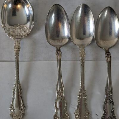 Large Silverplate Flatware Assortment