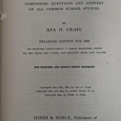 Antique School Books