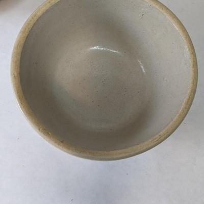 White Salt Glaze Crock Bowls