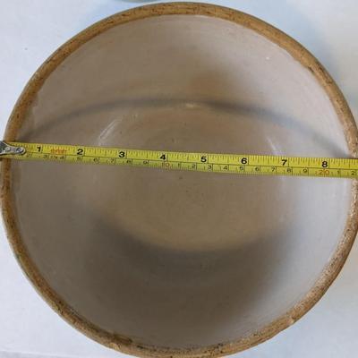 White Salt Glaze Crock Bowls