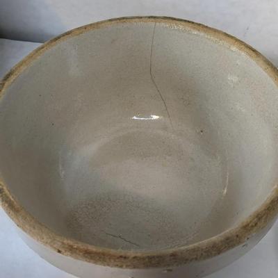 White Salt Glaze Crock Bowls
