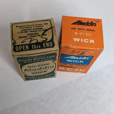 New in Box Aladdin Mantles and Wicks