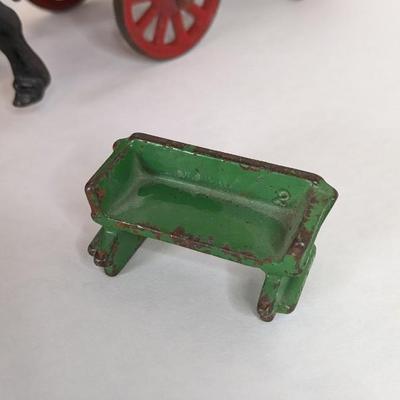 Cast Iron Arcade Toy Horse Drawn Toy