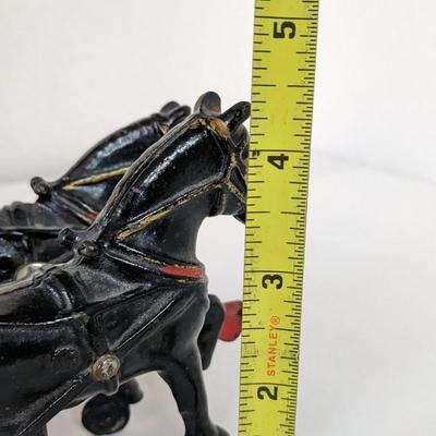 Cast Iron Arcade Toy Horse Drawn Toy