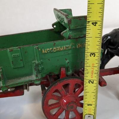 Cast Iron Arcade Toy Horse Drawn Toy