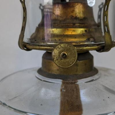 P&A Manufacturing Clear Glass Oil Lamps