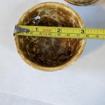 Small Spongeware Custard Bowls