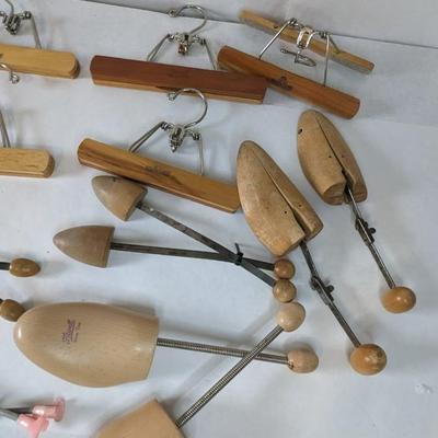 Wood Hangers and Shoe Forms