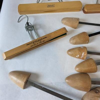 Wood Hangers and Shoe Forms
