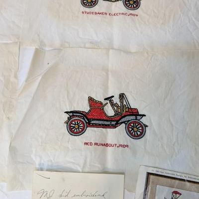 Embroidered Automobiles