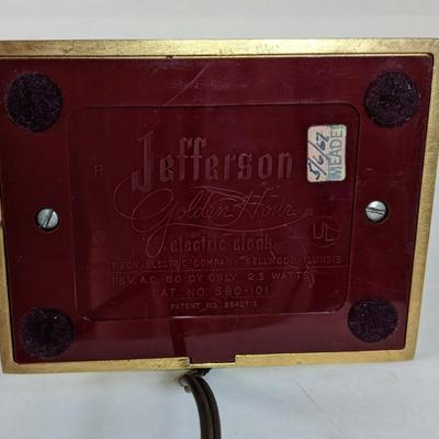 Jefferson Golden Hour Electric Clock