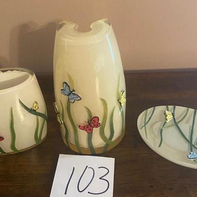 Butterfly Bathroom Set