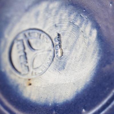 EPHRIAM POTTERY VASE " BANDED OAK" 8 1/2" IN HEIGHT