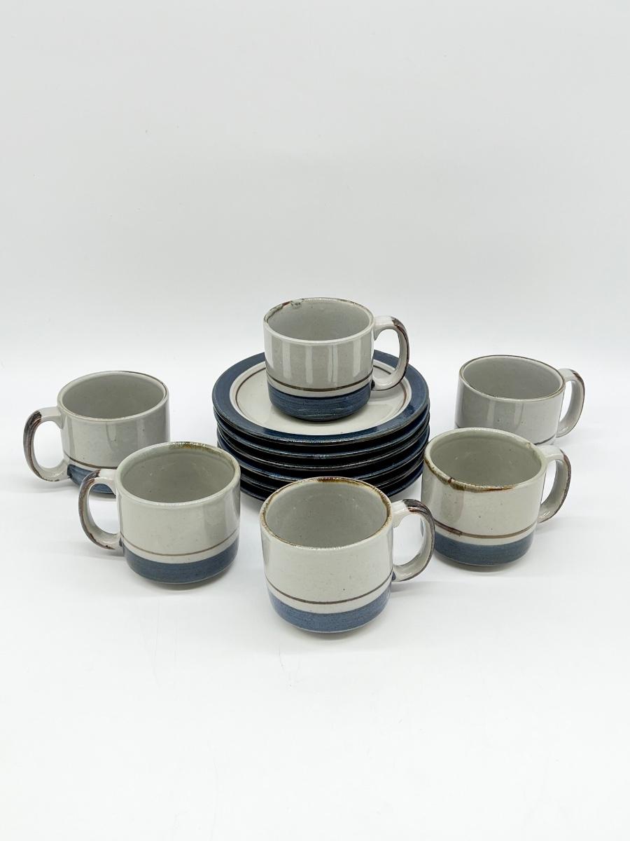 OTAGIRI ~ Mariner ~ Oven to Table ~ 6 Pc ~ Service For 6 With Lidded ...