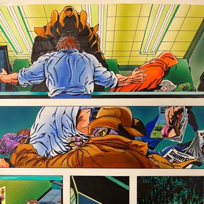 Four Pages of Original Artwork Clive Barkerâ€™s Nightbreed 5 (B1-MK)
