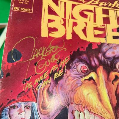 Guice Autographed Clive Barkerâ€™s Nightbreed #5 +Original Artwork Cover (B1-MK)