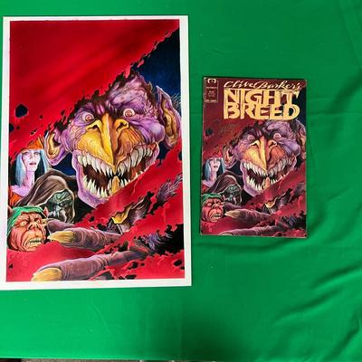 Guice Autographed Clive Barker’s Nightbreed #5 +Original Artwork Cover (B1-MK)