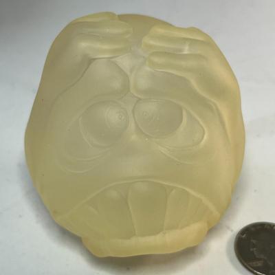 CREEPY SQUEAKY SQUEEZE TOY 3â€ TALL GLOW IN DARK?