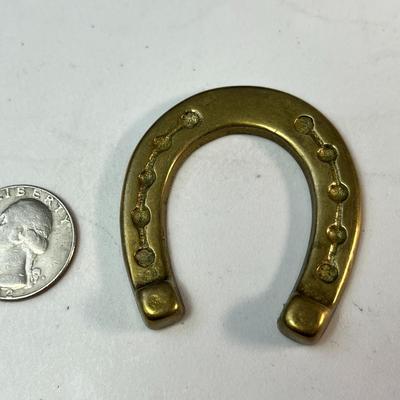 2â€ BRASS HORSESHOE 