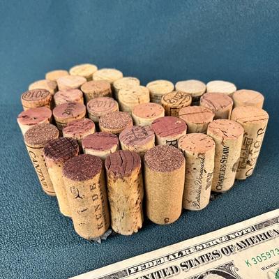 HEART SHAPED CORK WALL HANGING 6-1/2â€ WIDE