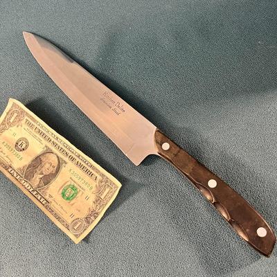 9â€ BLADE KITCHEN KNIFE STAINLESS SHARP!