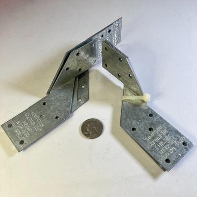 8 PC. NEW TIE BRACKETS