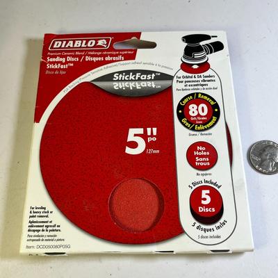 5â€ SANDING DISK PACK 4 REMAIN