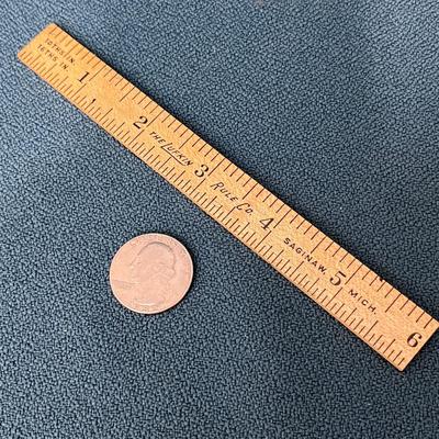 VINTAGE 6â€ LUFKIN WOOD RULER