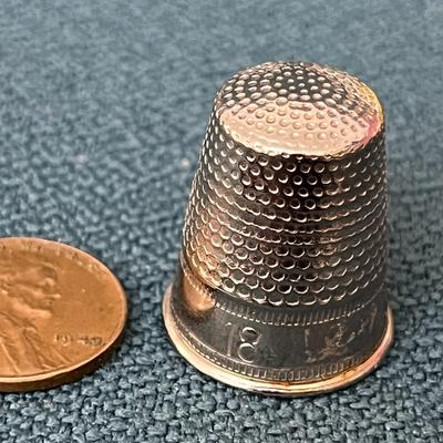 SIZE 18 METAL THIMBLE